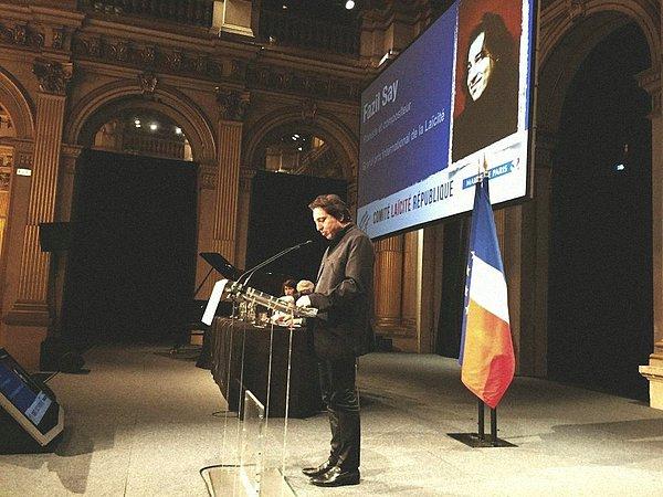 9. Fazıl Say, Fransa'dan '2015 Uluslararası Laiklik Ödülü'nü aldı