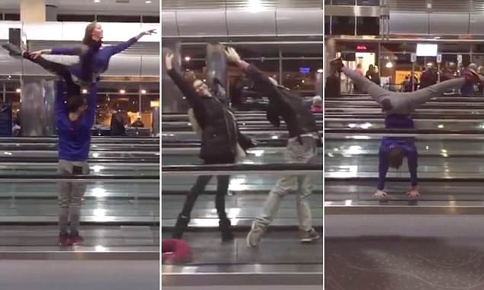 Uçakları Rotar Yapan State Street Bale Grubundan Havaalanında Ufak Bir Gösteri