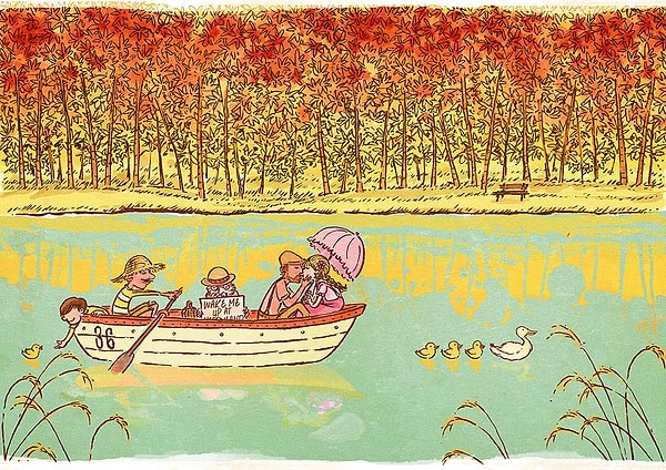 А иногда как лодка в спокойном море.