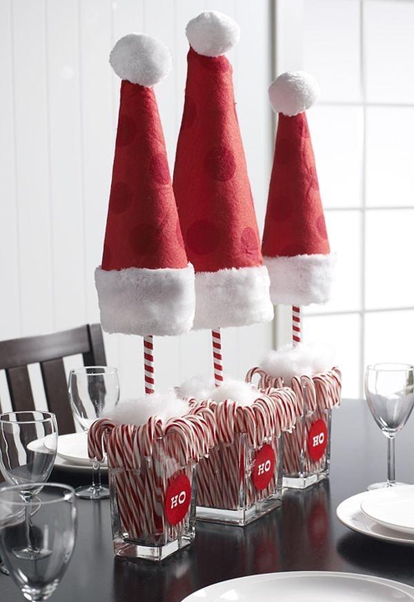 11. Minik Noel şapkalarına masada yer açmasak mı?