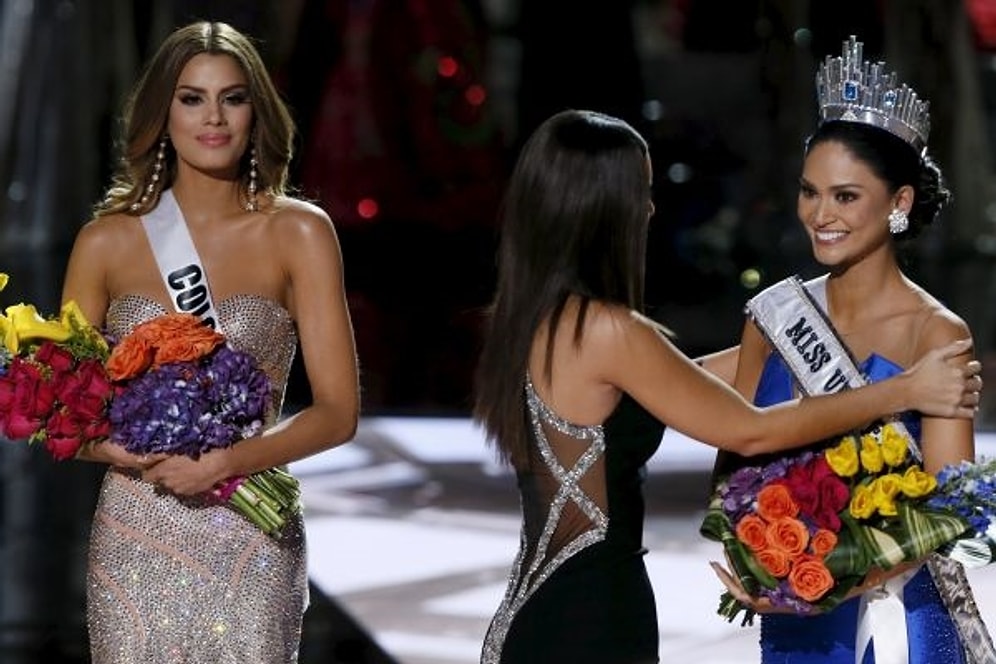 Скандал на конкурсе «Мисс Вселенная-2015». Ведущий ошибся, объявляя победительницу