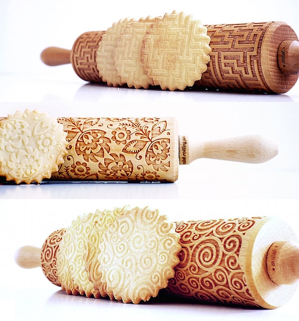 4. Скалка с лазерной гравировкой.