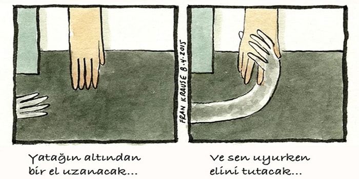 Hepimizin İçinde Derinlerde Yatan Korkularla Yüzleştiren 26 Çizim