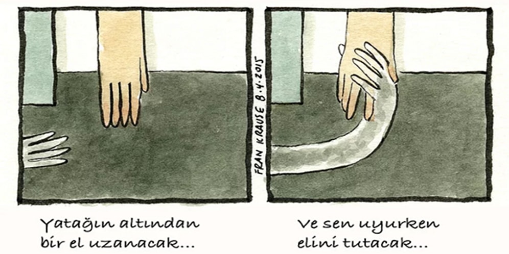 Hepimizin İçinde Derinlerde Yatan Korkularla Yüzleştiren 26 Çizim