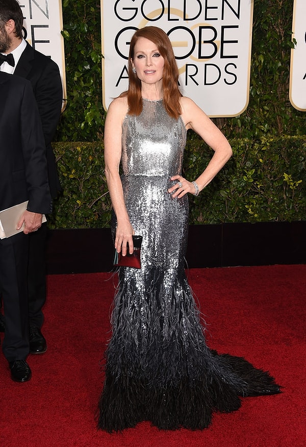 6. Джулианна Мур на Золотом глобусе.