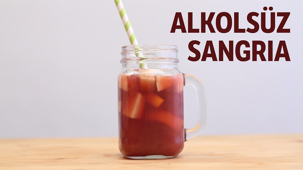 Bu Akşam İspanyolların Enfes Lezzeti Sangria'yı Alkolsüz Olarak Yapmasak mı?