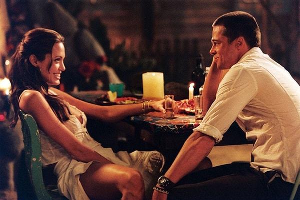 5. 👍 Oysa Angelina'nın karşısına Brad Pitt geçtiğinde ortalığı adeta alev almıştı.
