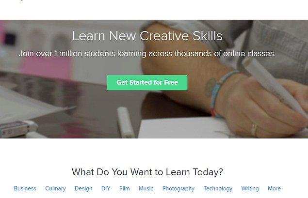 5. Skillshare: Online ders ve projelerle yaratıcılığınızı körükleyin