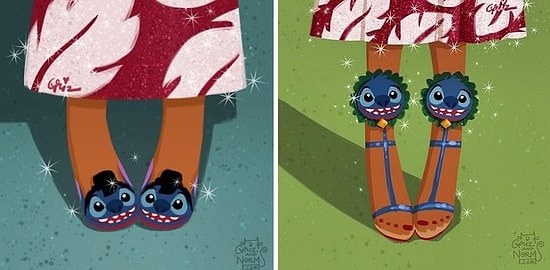 Дизайнерские туфли на принцессах Диснея