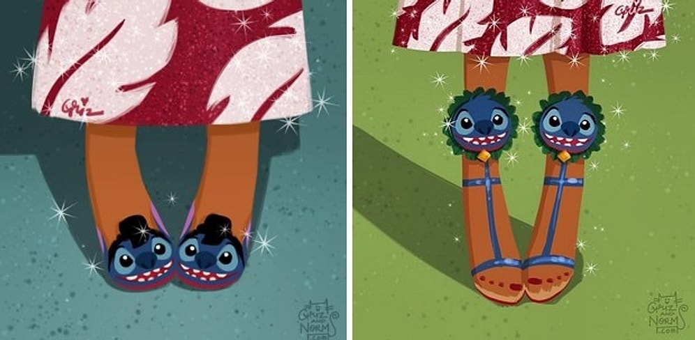 Дизайнерские туфли на принцессах Диснея