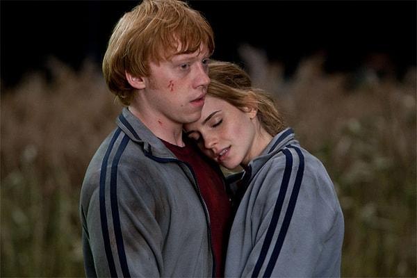 18. 👎 Hermione ve Ron çiftinin yanlış bir tercih olduğunu J. K. Rowling bile söyledi. 😒