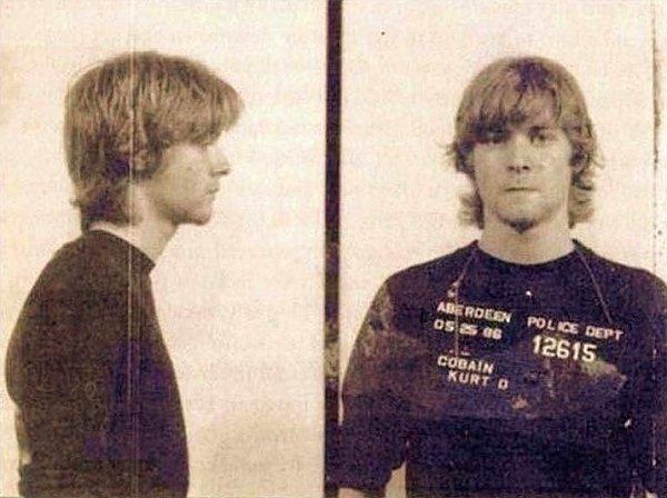 21. Kurt Cobain tutuklandığında.