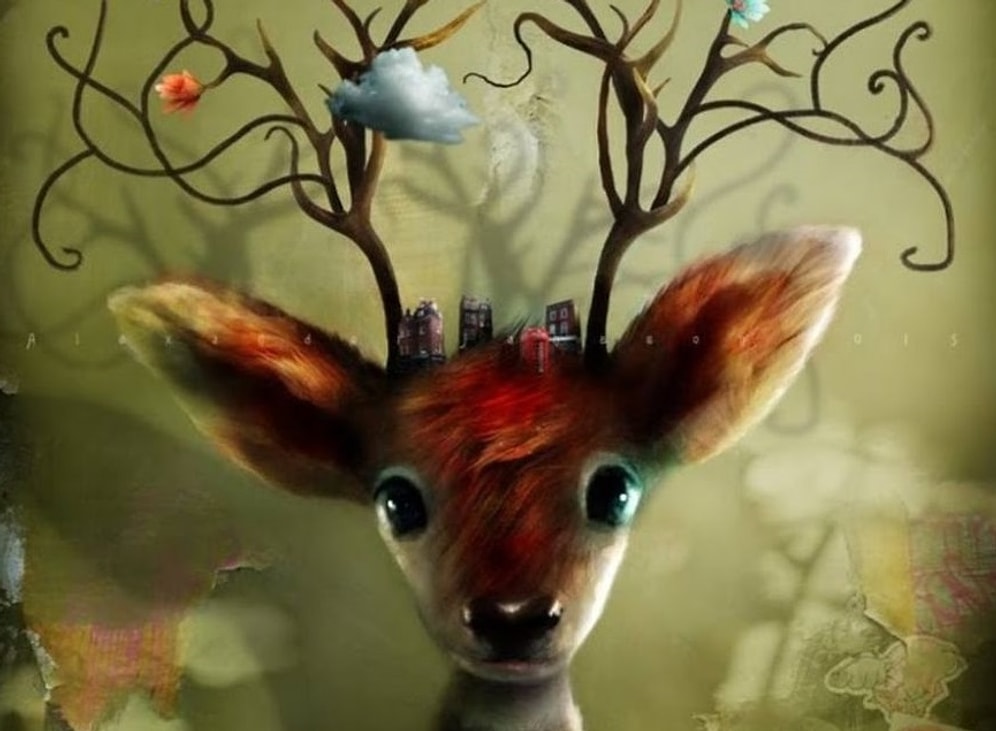 Сюрреалистическая сказка в иллюстрациях шведского художника