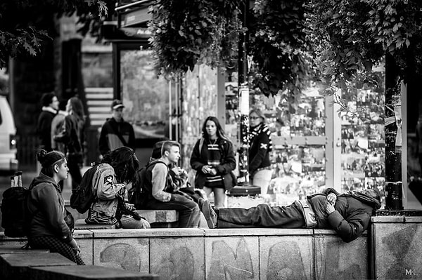 Отдыхая с друзьями.