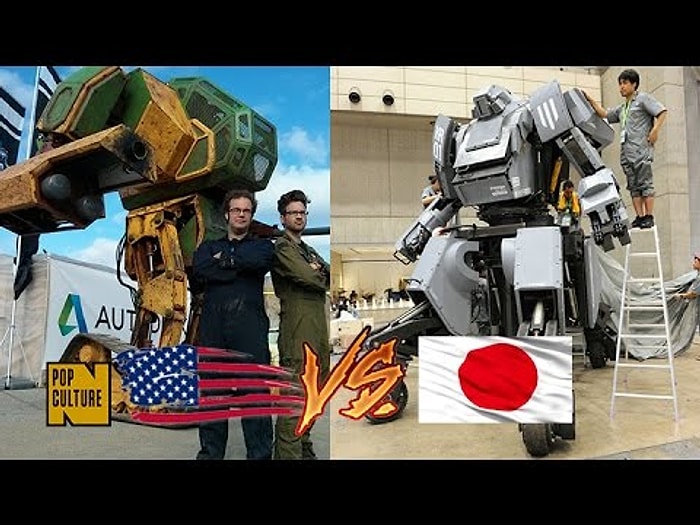 Gördüğünüz Devasa Amerikan Robotunun Robot Savaşında Japon Rakibini Yenmesi Umuluyor