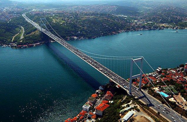 18. Asya ile Avrupa'yı Boğaziçi Köprüsü'nden sonra ikinci kez bağlayan Fatih Sultan Mehmet Köprüsü yapımına başlandı.