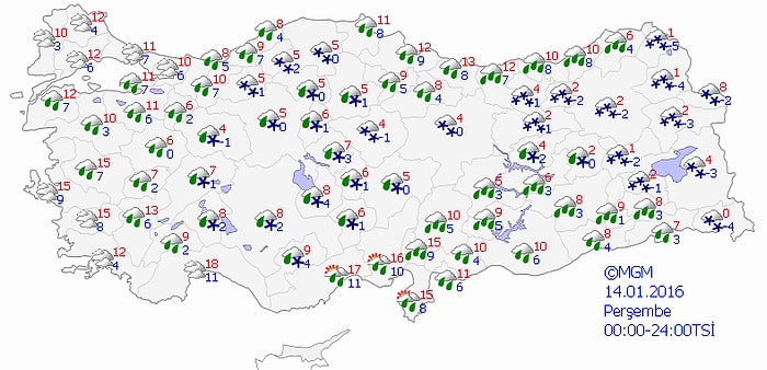 Meteoroloji'den 'Yoğun Kar Yağışı' Dahil 4 Önemli Uyarı