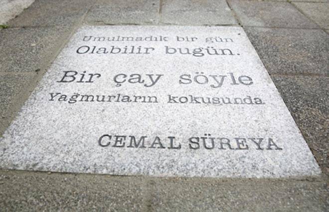 Cemal Süreya'nın Dizeleri Kadıköy Sokaklarında