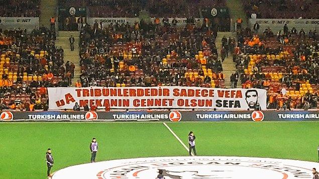 Yaşamını yitiren Fenerbahçe amigosu Sefa unutulmadı