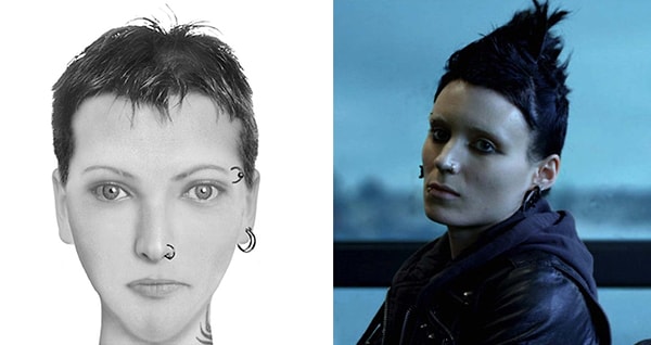 Лисбет Саландер. "Девушка с татуировкой дракона" Стига Ларссона.