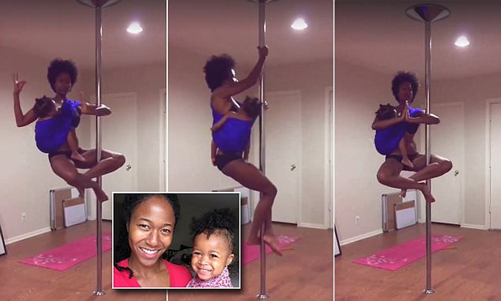 Yetenek Gibi Yetenek: Direk Dansı Yaparken Çocuğunu Emziren Anne