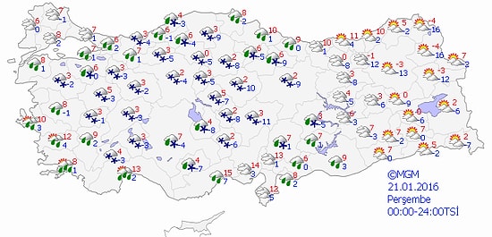 Ülkemiz Yeni Bir Soğuk Hava Sisteminin Etkisine Giriyor