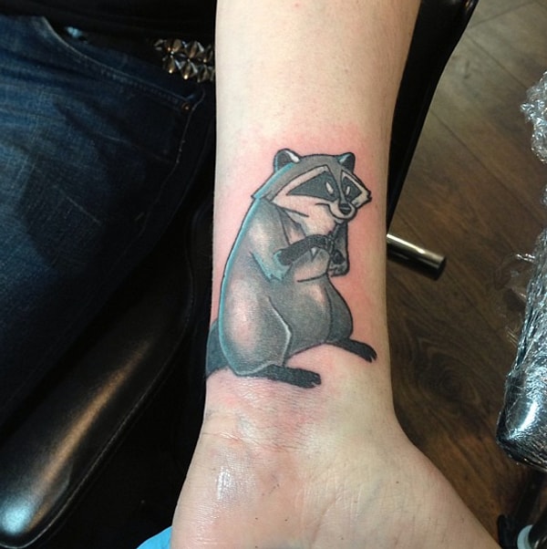 15. Хитрющий енот: