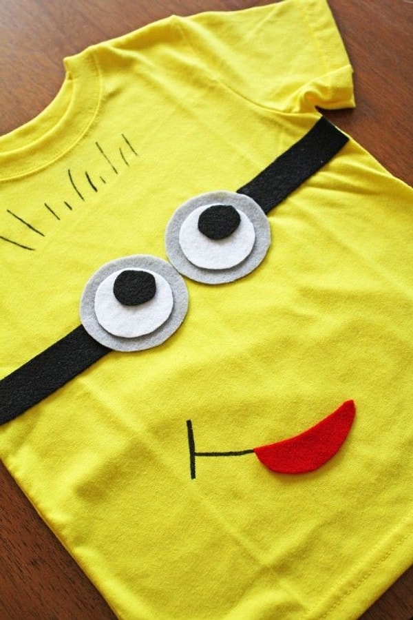 13. Minion T-shirt hazırlaman