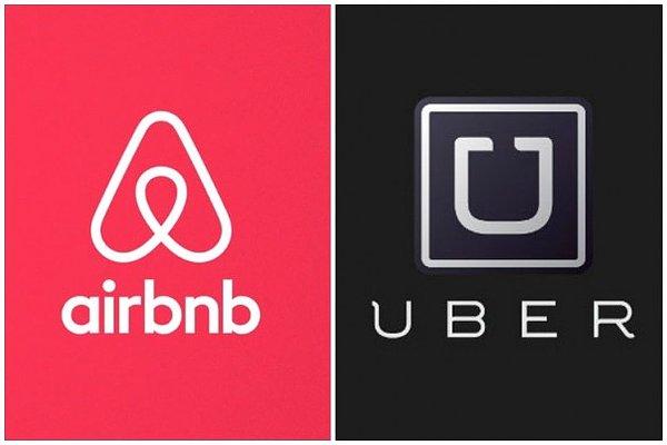 8. Airbnb ve Uber bu ekonominin en güçlü temsilcileri.