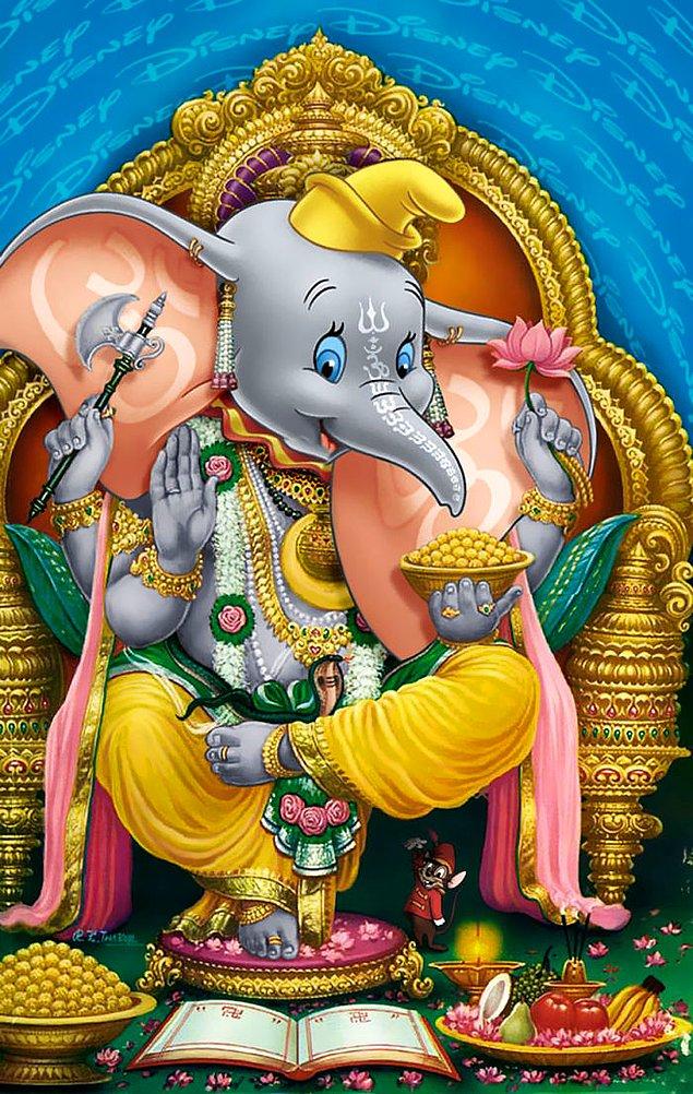 12. Dumbo şimdi de Hintlilerin tanrısı olmuş.