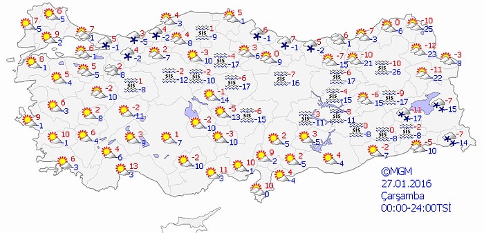 Meteoroloji'den Buzlanma ve Çığ Tehlikesi Uyarısı