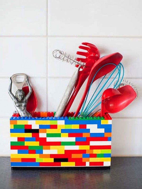 11. Mutfağı renklendirmek için legodan iyisini bulamazsınız!