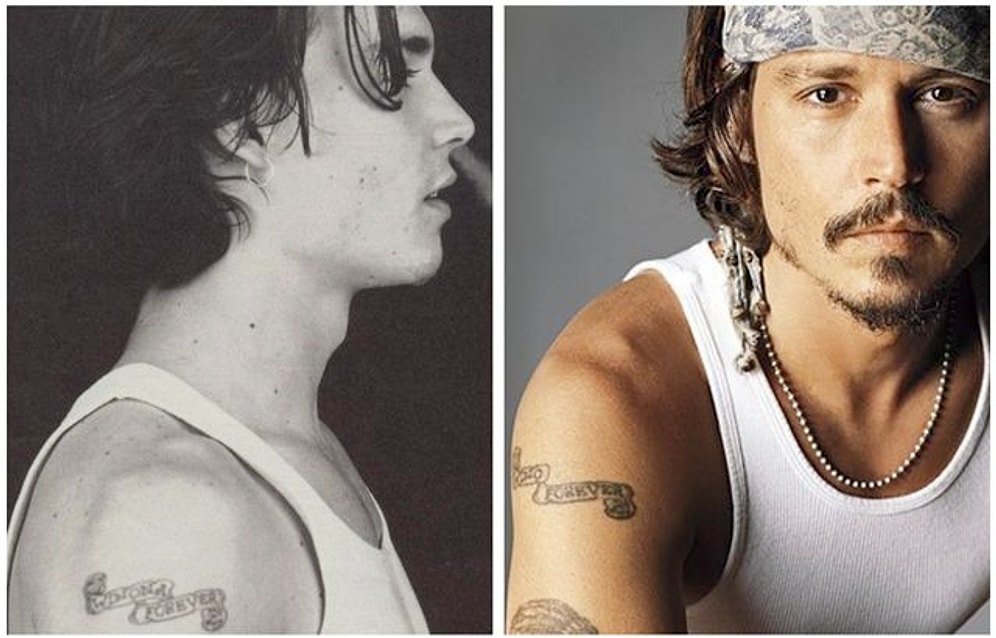 11 знаменитостей, пожалевших о татуировке в честь возлюбленного