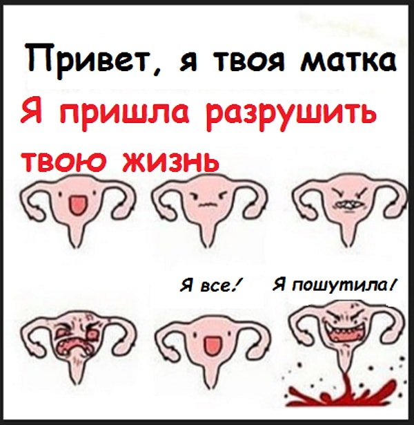 17. Стоит только подумать, что адовая неделька закончилась, как, - сюрприз! – ты находишь красное пятнышко на своих милых, внеменструальных трусиках.
