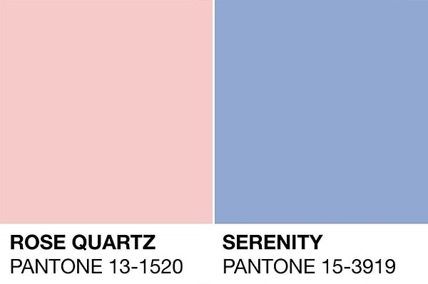 К тому же, дизайнеры Pantone отметили, что одной из причин выбора этих цветов является попытка разбить традиционные ассоциации, существующие между голубым и розовым цветами и мужским и женским полом.