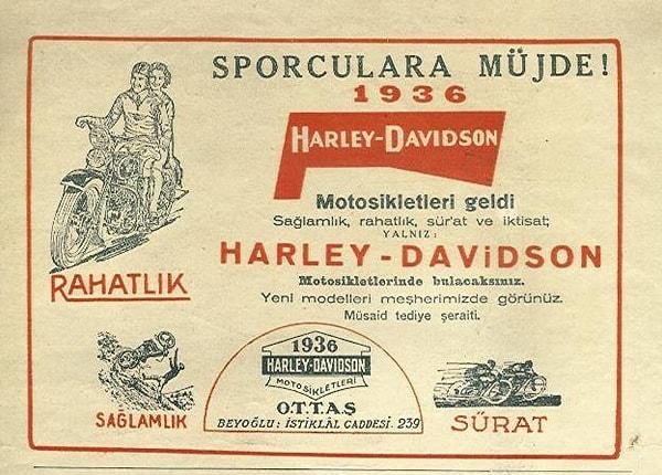 8. Harley Davidson - 1936