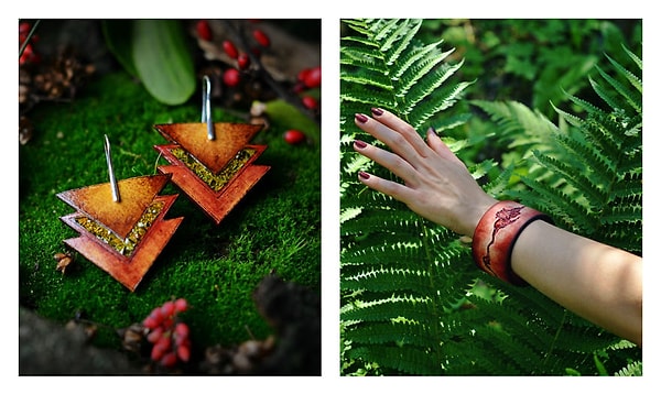 При создании используется аргановое масло, чтобы сделать украшения более благоприятными для кожи