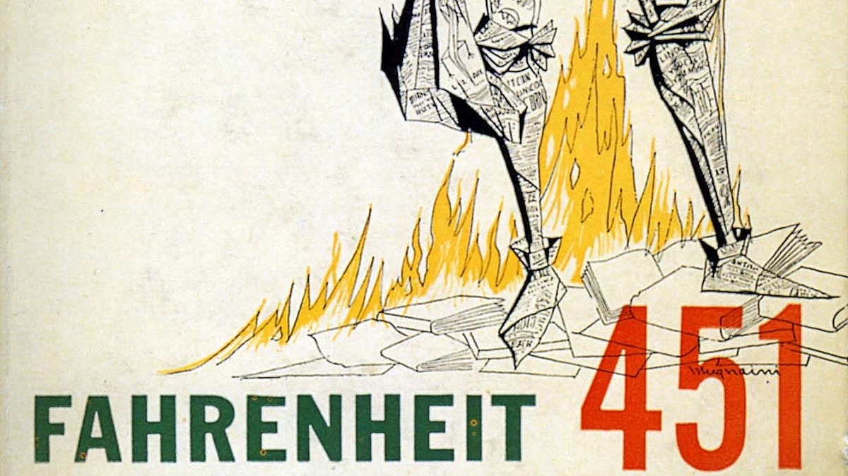 451 градус по фаренгейту итоговое. Fahrenheit 451 by ray Bradbury.