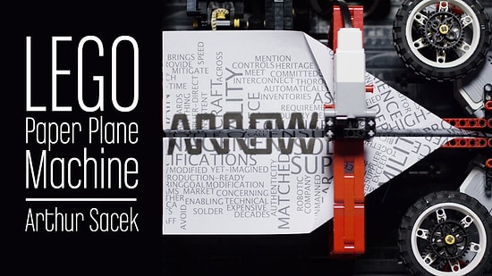 Mühendislik Harikası: Otomatik Kağıt Uçak Yapan Lego Makinesi