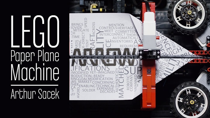 Mühendislik Harikası: Otomatik Kağıt Uçak Yapan Lego Makinesi