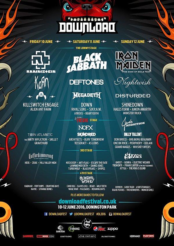 4. Download Festival (10-12 Haziran)