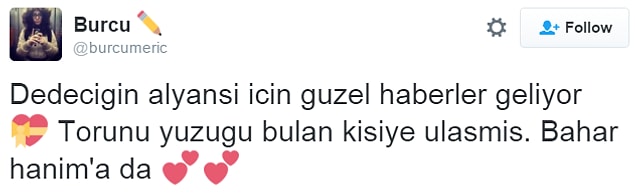Bulunmasında emeği geçenlerin sevinci haliyle daha fazla oldu