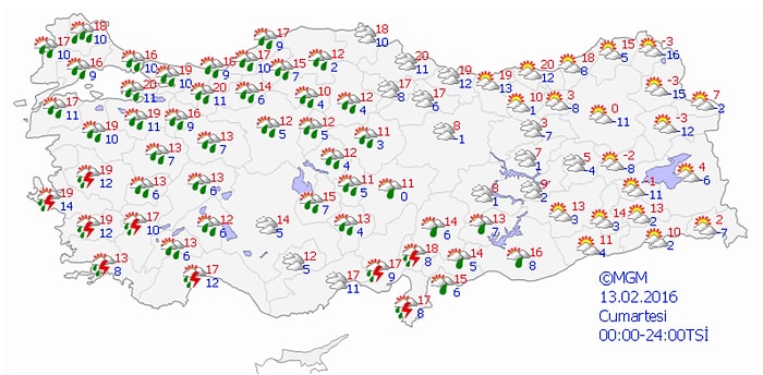 Ülke Genelinde Sıcaklığın 2 ila 8 Derece Artacağı Tahmin Ediliyor