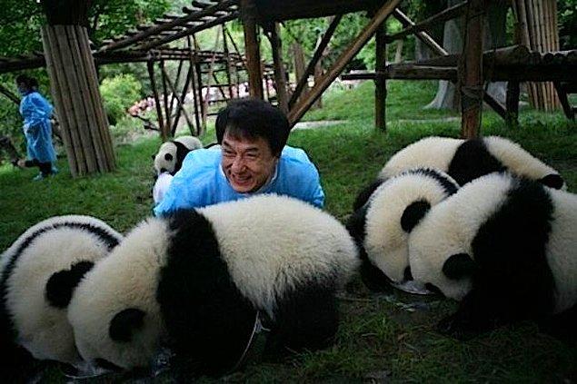 10. Pandalara bayılıyor! 🐼🐼🐼