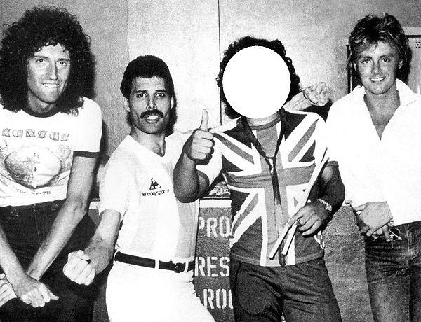 5. Zor soru: Freddie Mercury'nin yanında kim var?