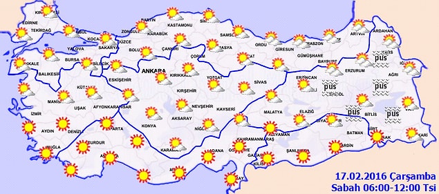 Bölgelerimizde Hava