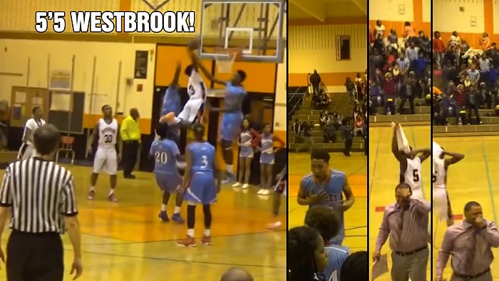 Kısa Boylu Çocuktan Savunma Oyuncularının Rüyasına Musallat Olacak Smaç