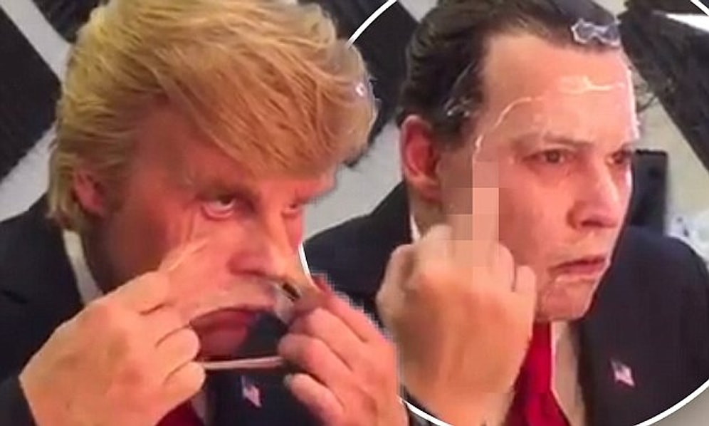 Sahne Arkası Görüntüleri: Johnny Depp, Donald Trump Oldu!