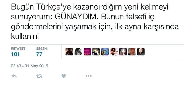 20. Günaydımmmmm