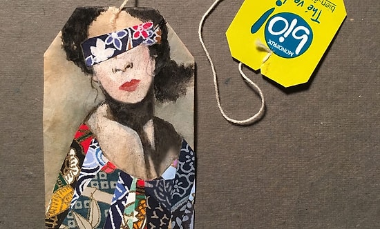 Чайная неделя: рисунки на использованных чайных пакетиках